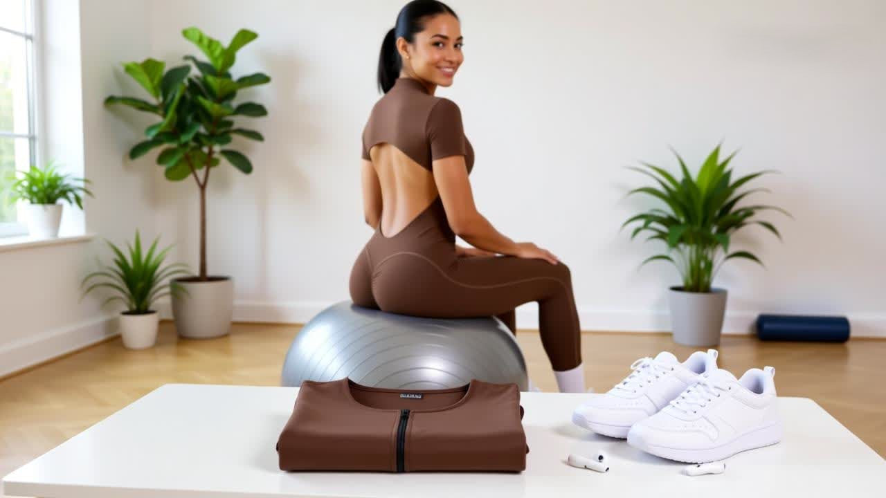 Combinaison de sport dos nu