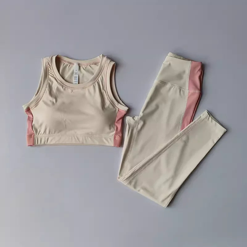 Haut sport femme & legging assorti – ensemble fitness tendance