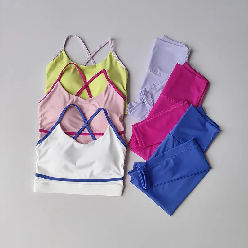 Haut sport femme & legging assorti – ensemble fitness tendance
