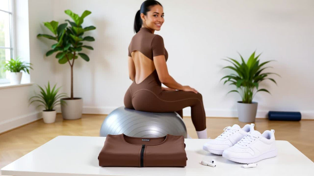 Combinaison de sport dos nu