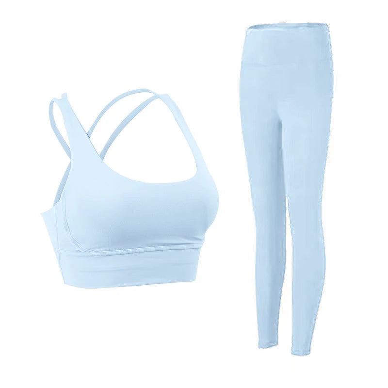 Brassière + legging tenue fitness femme