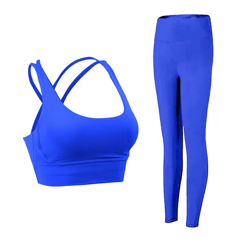 Brassière + legging tenue fitness femme