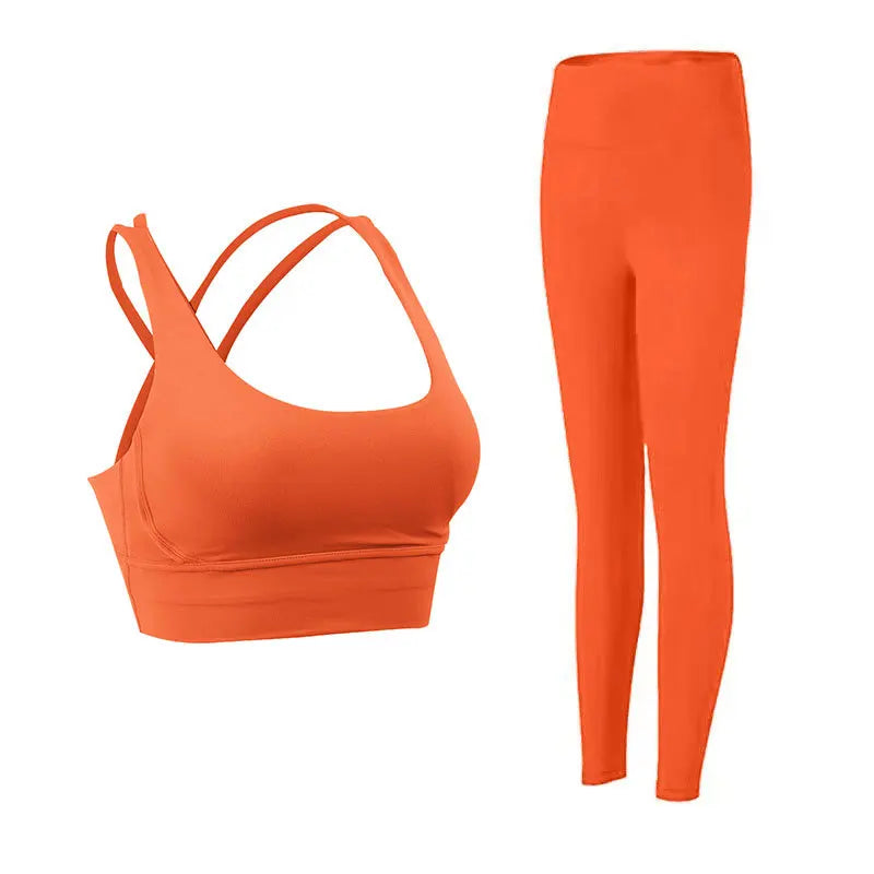 Brassière + legging tenue fitness femme