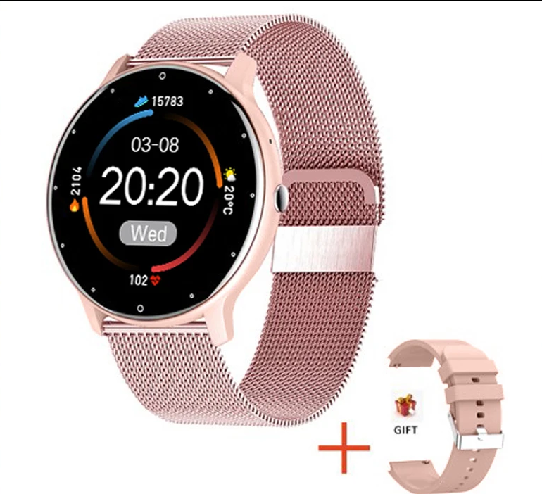 Montre Connectée Élégante & Sportive avec Suivi Cardiaque