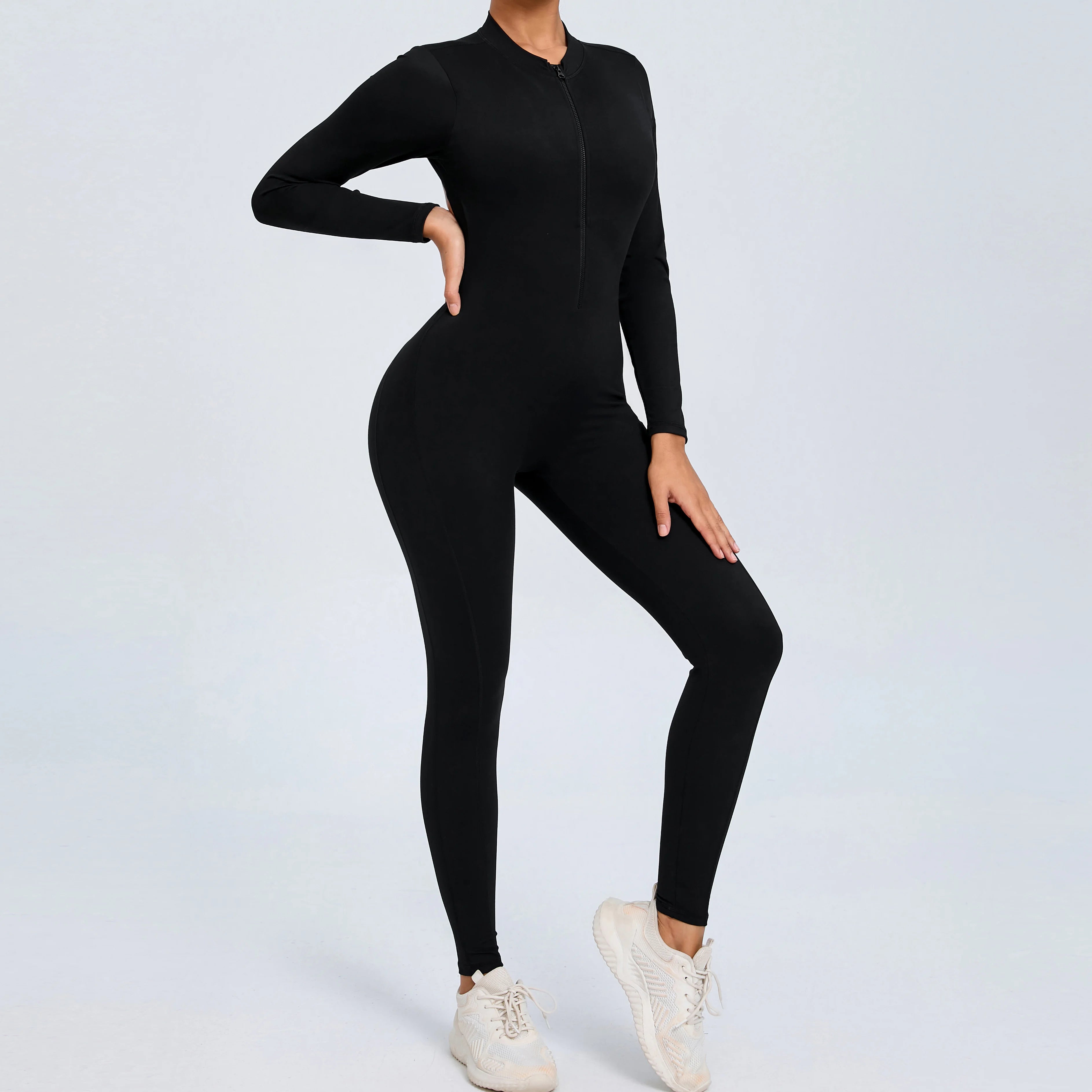 Body / combinaison longue moulante – style sport / athlétique