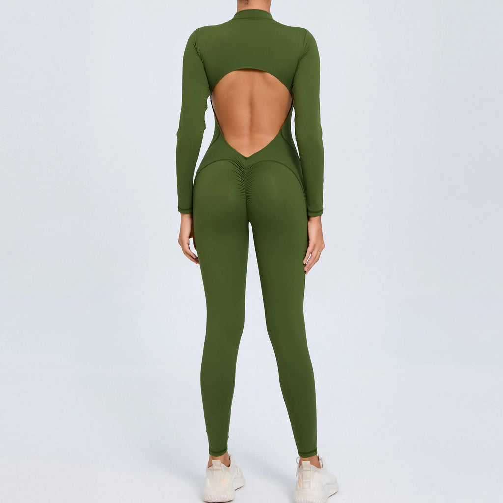 Body / combinaison longue moulante – style sport / athlétique