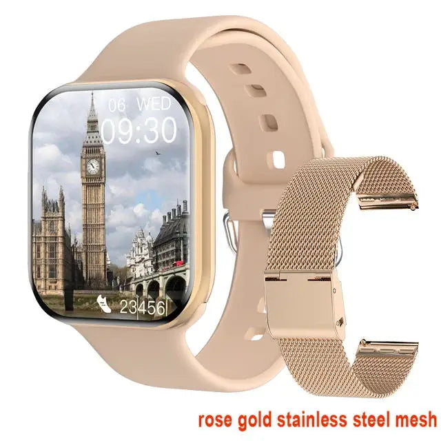 Montre connecté premium sport 2025 Homme Femme – Appels & GPS